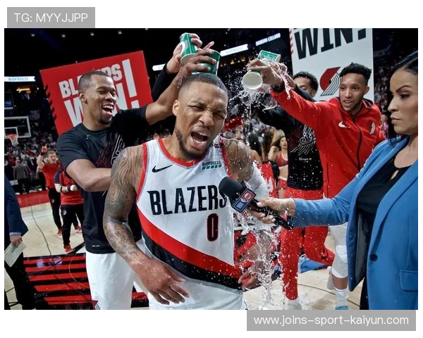 利拉德压哨助攻,开拓者全队嗨翻